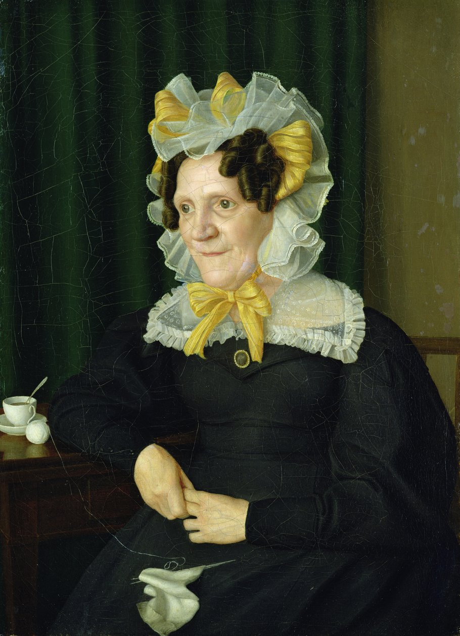 Yaşlı Bir Kadının Portresi, 1829 by Julius Oldach