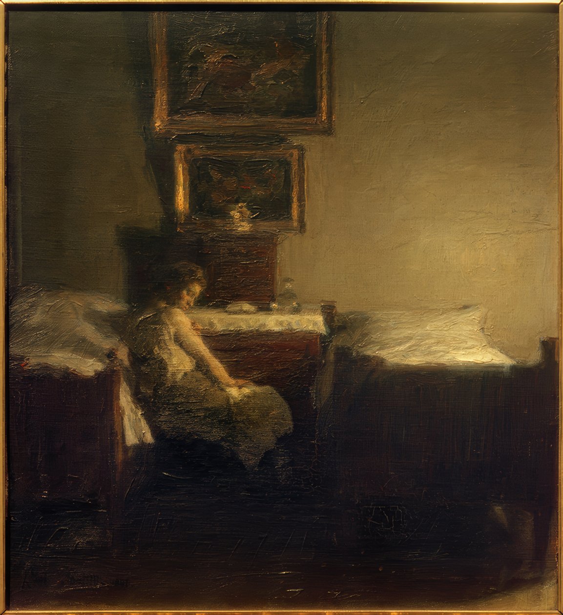 Yatak odasında by Julius Paulsen