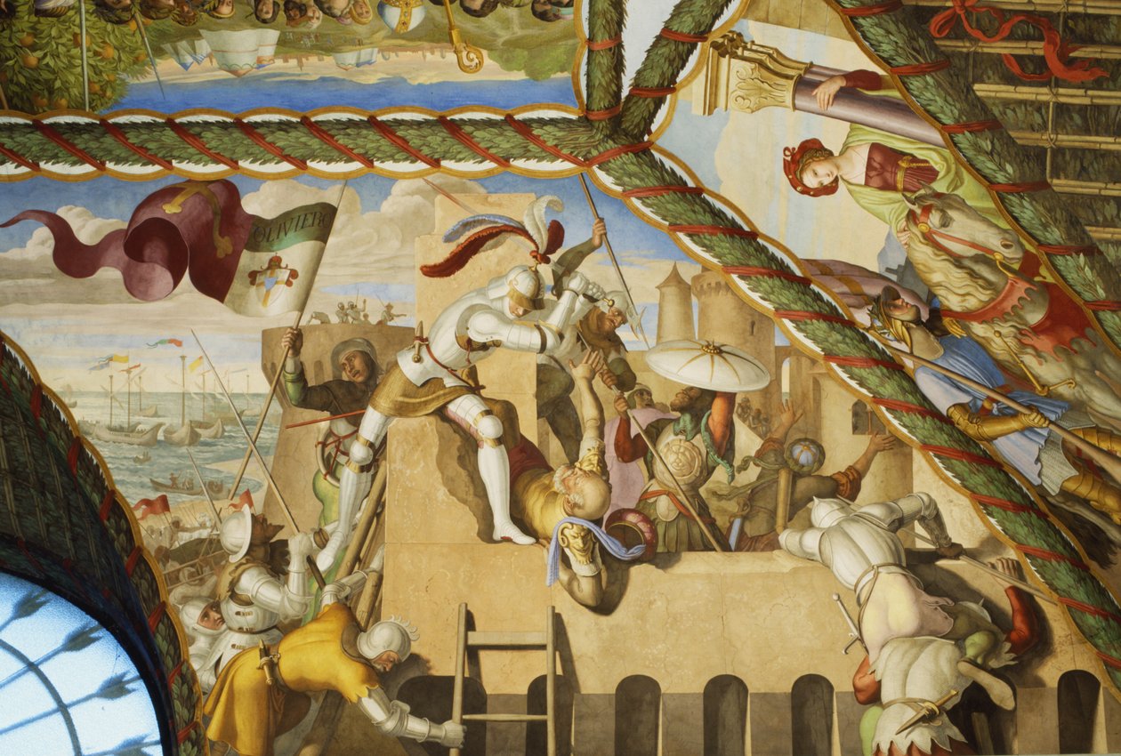 Bizerte'nin saldırısı by Julius Schnorr von Carolsfeld