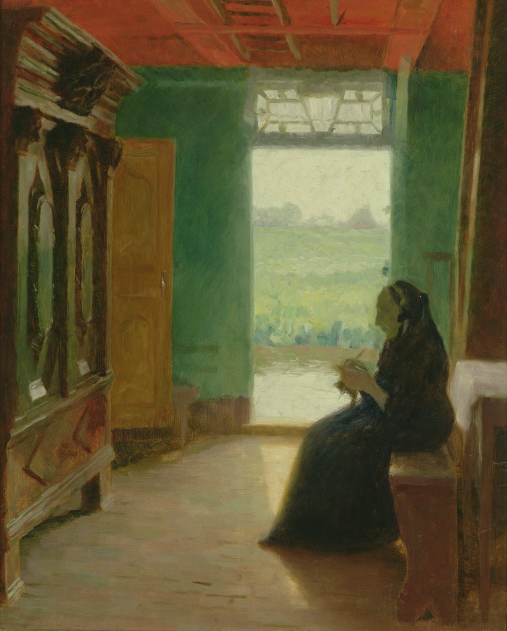 Eski Ülkedeki Salon, c.1900 by Julius August Friedrich Theodor von Ehren