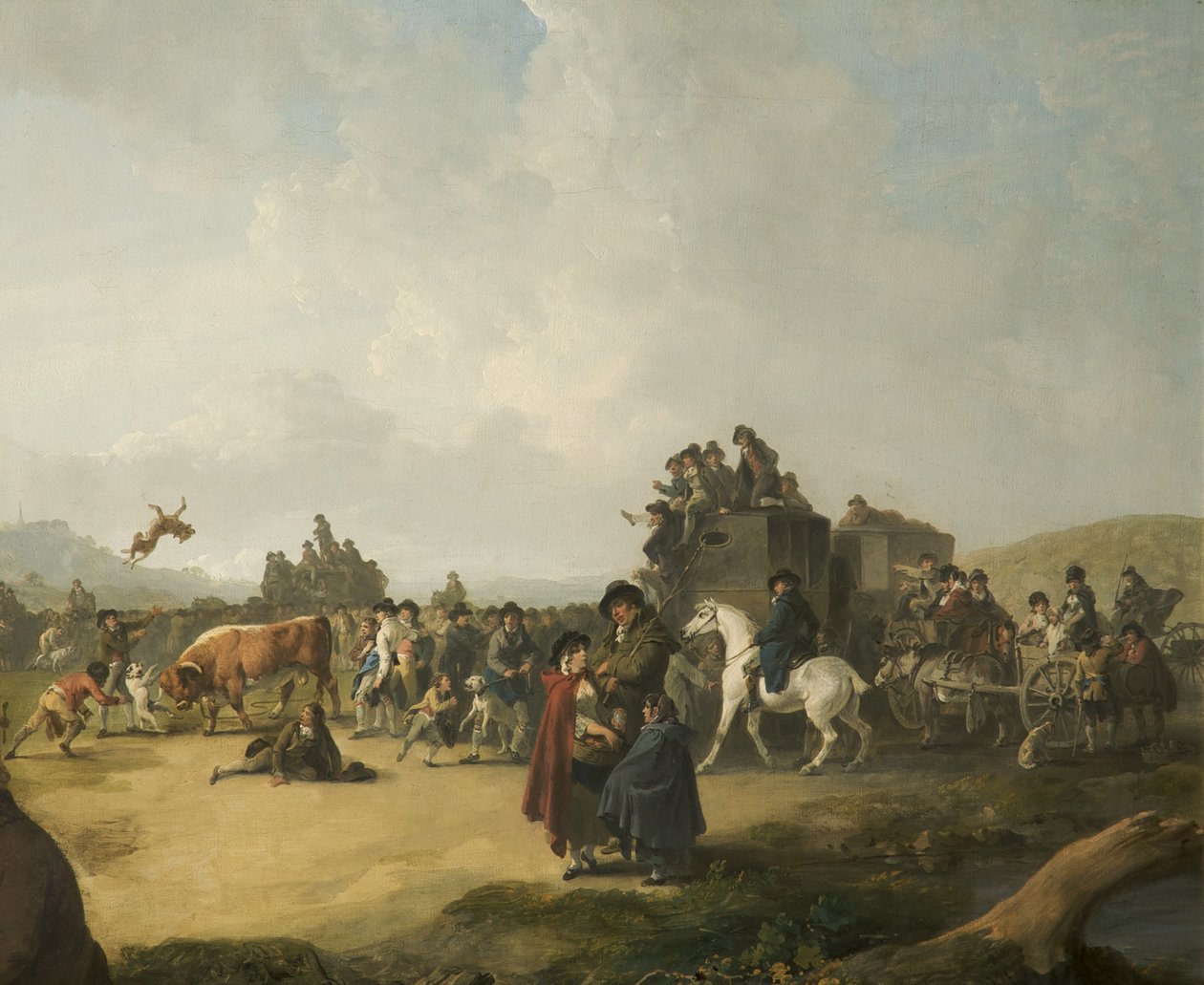 boğa güreşi by Julius Caesar Ibbetson