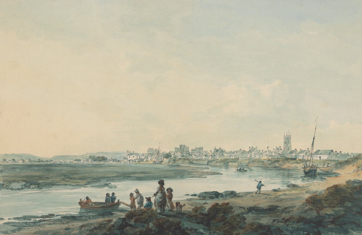Güneyden Cardiff by Julius Caesar Ibbetson