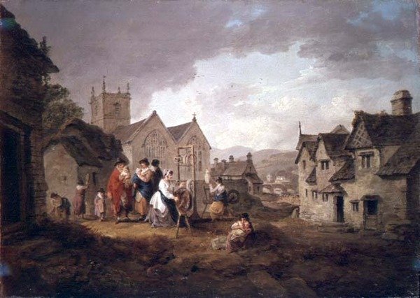 Llangollen, Galler by Julius Caesar Ibbetson