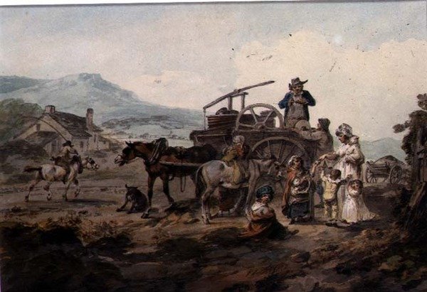 Gezgin Satıcı by Julius Caesar Ibbetson