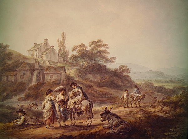 Su Değirmeni by Julius Caesar Ibbetson