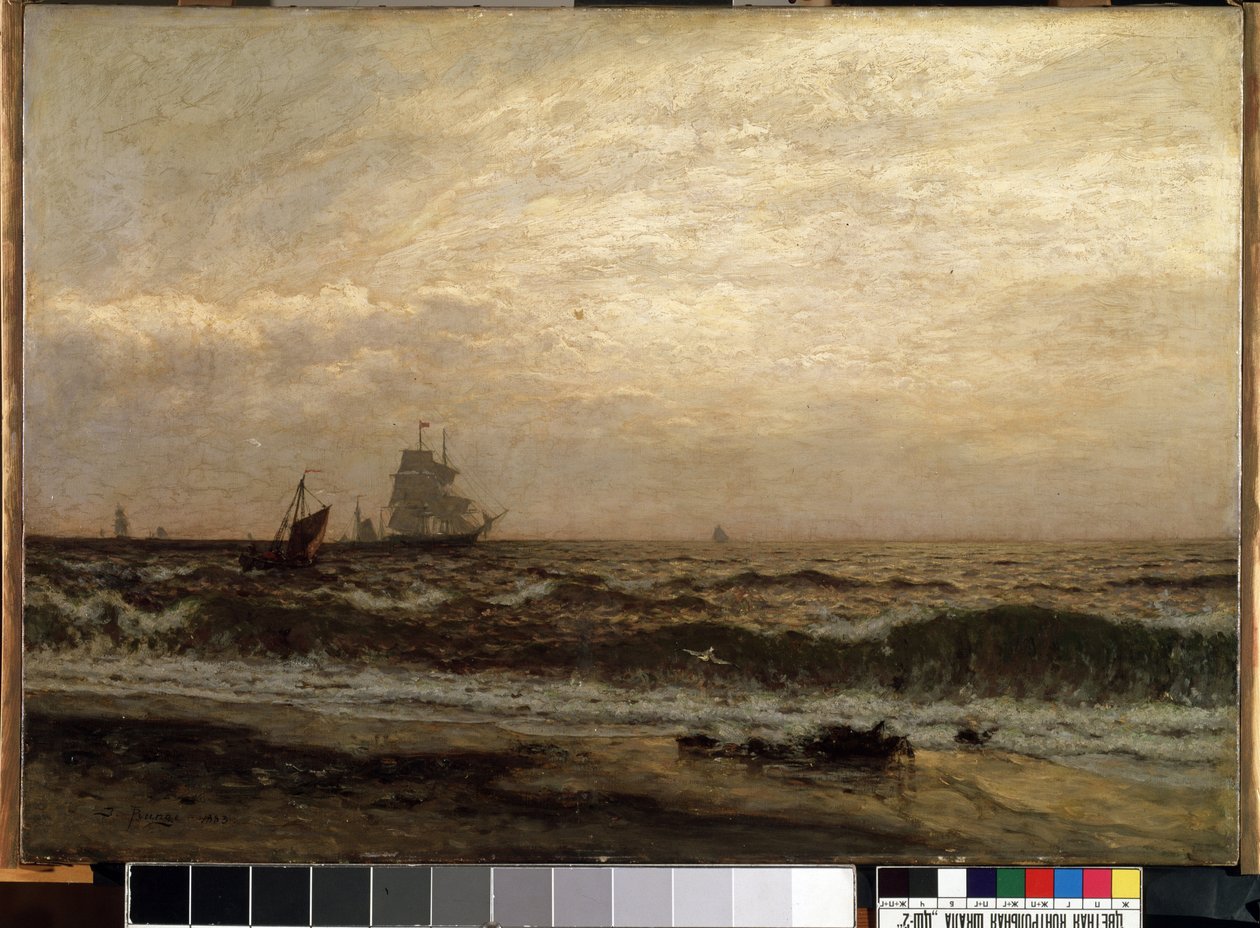 Denizde gemiler (Denizde gemiler). Julius Friedrich Runge