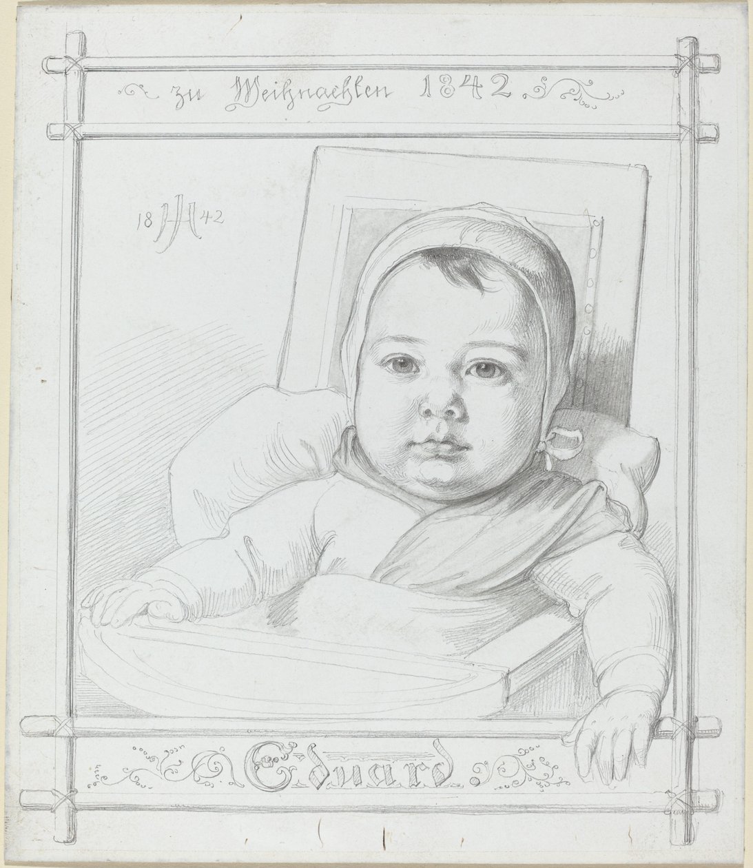 Eduard, Sanatçının Bebek Oğlu by Julius Hubner