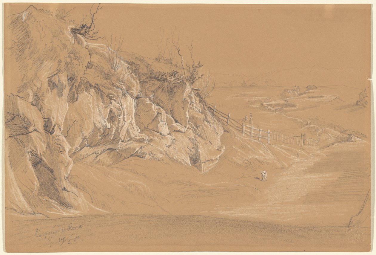Roma Kırsal Alanı (rekto) by Julius Jacob the Elder