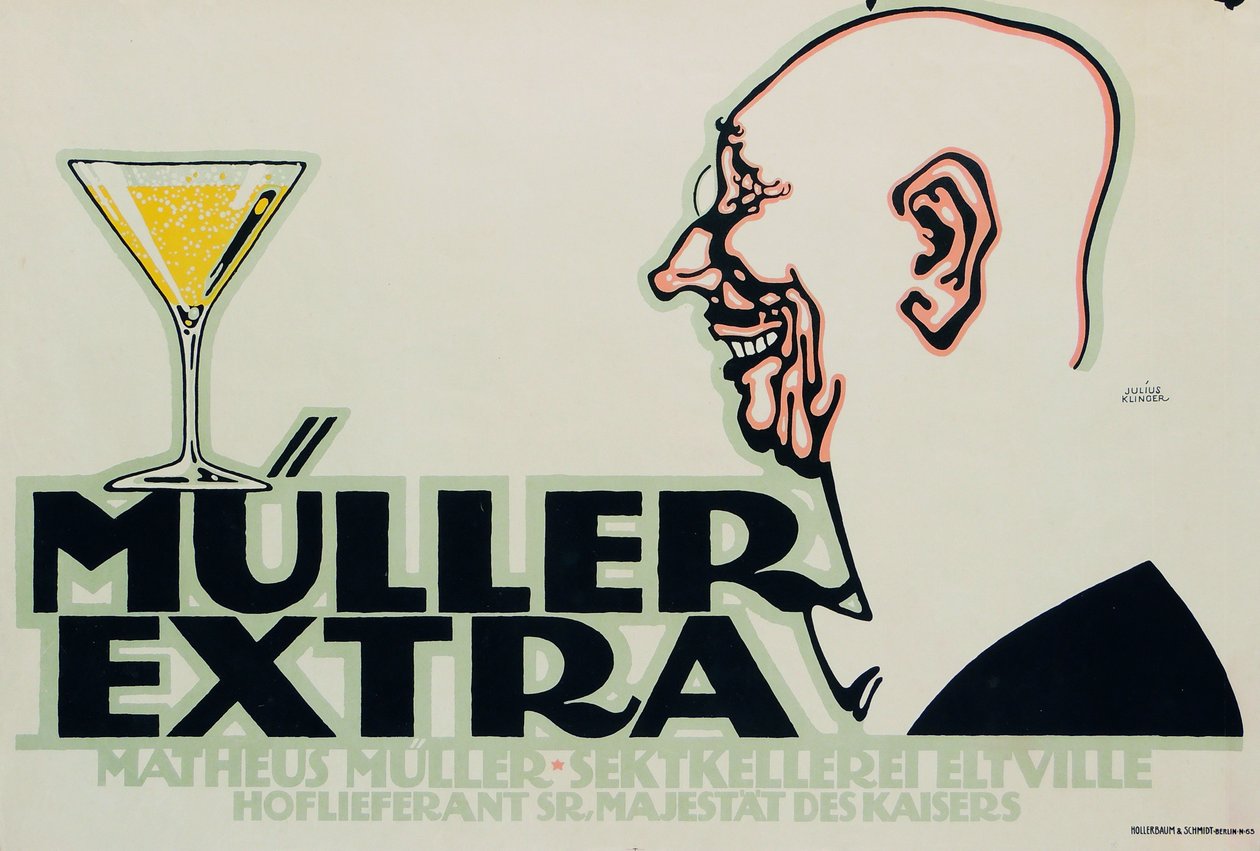 Müller Ekstra by Julius Klinger