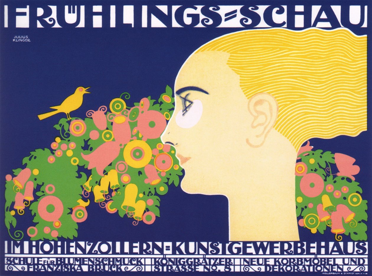 Bahar Sergisi, 1914 by Julius Klinger