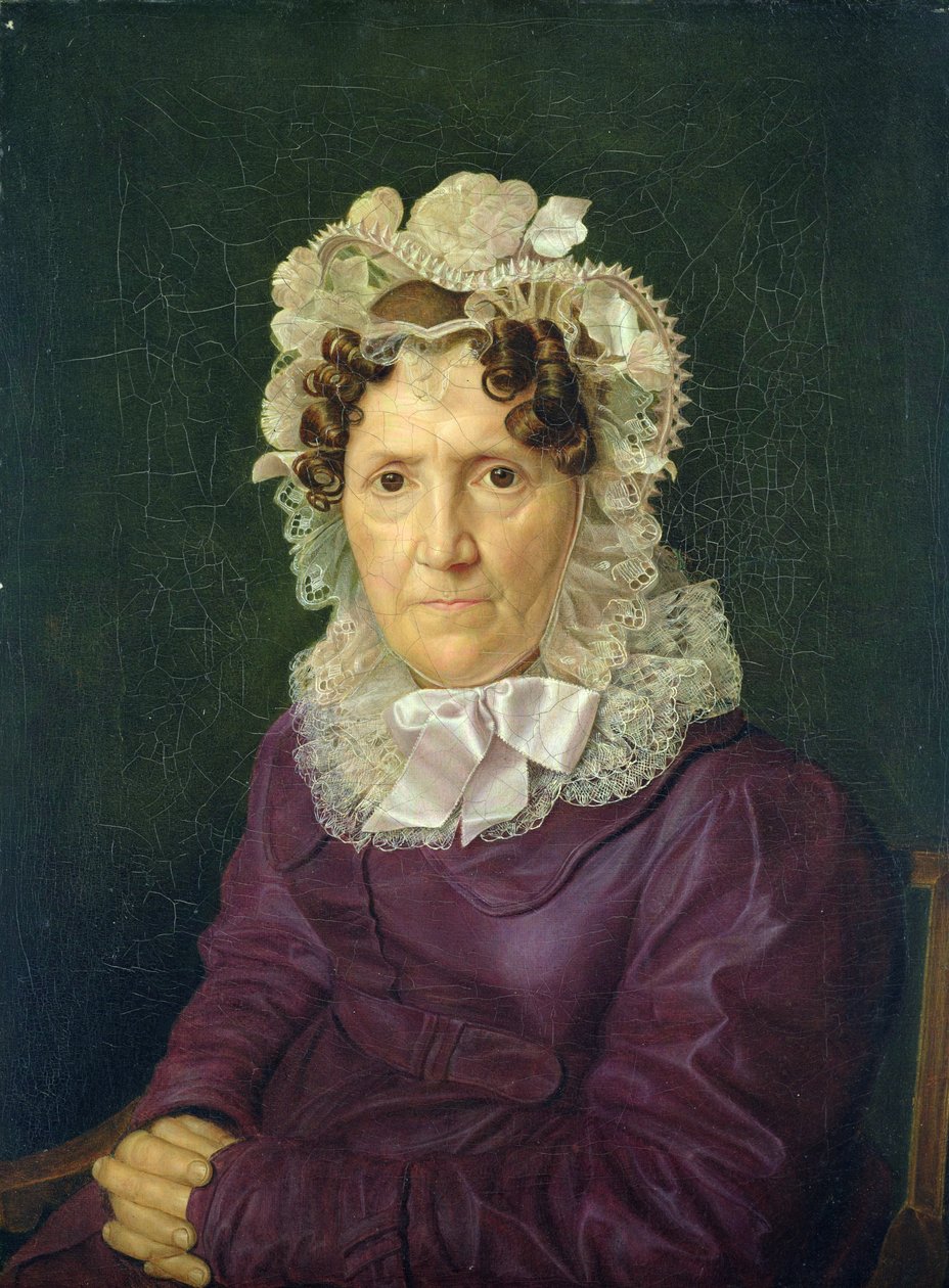Sanatçının Halası Angel Sophia Hase, 1828 by Julius Oldach