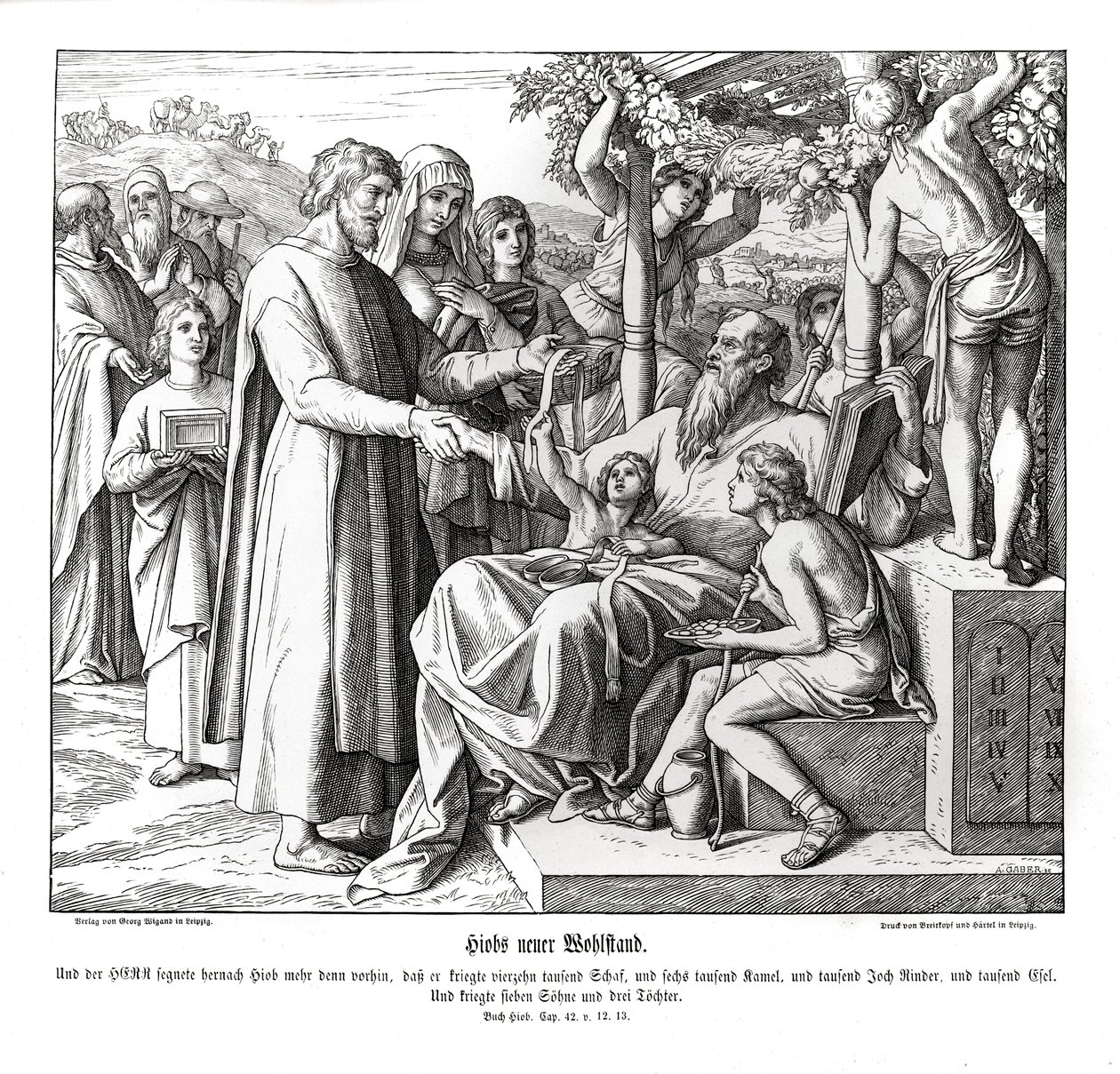 İş ödüllendirilir, İş by Julius Schnorr von Carolsfeld