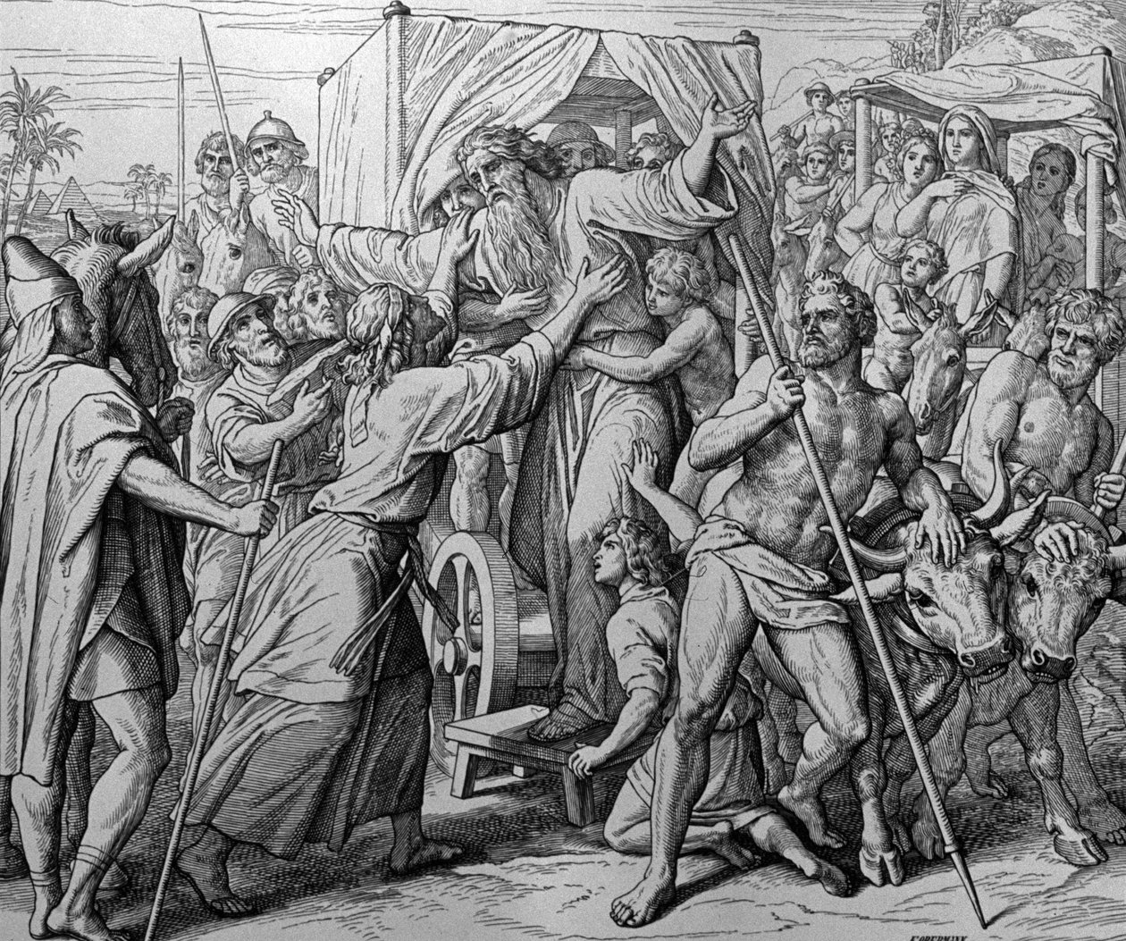 Yusuf ve Yakup by Julius Schnorr von Carolsfeld