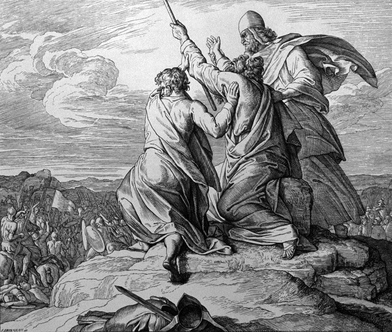 Musa Mucizesi by Julius Schnorr von Carolsfeld