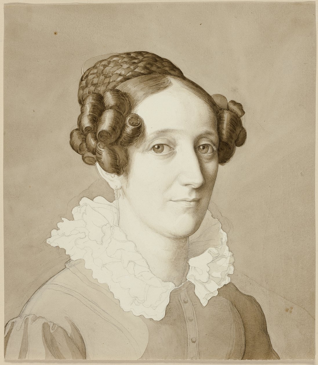 Bir Kadının Portresi by Julius Schnorr von Carolsfeld