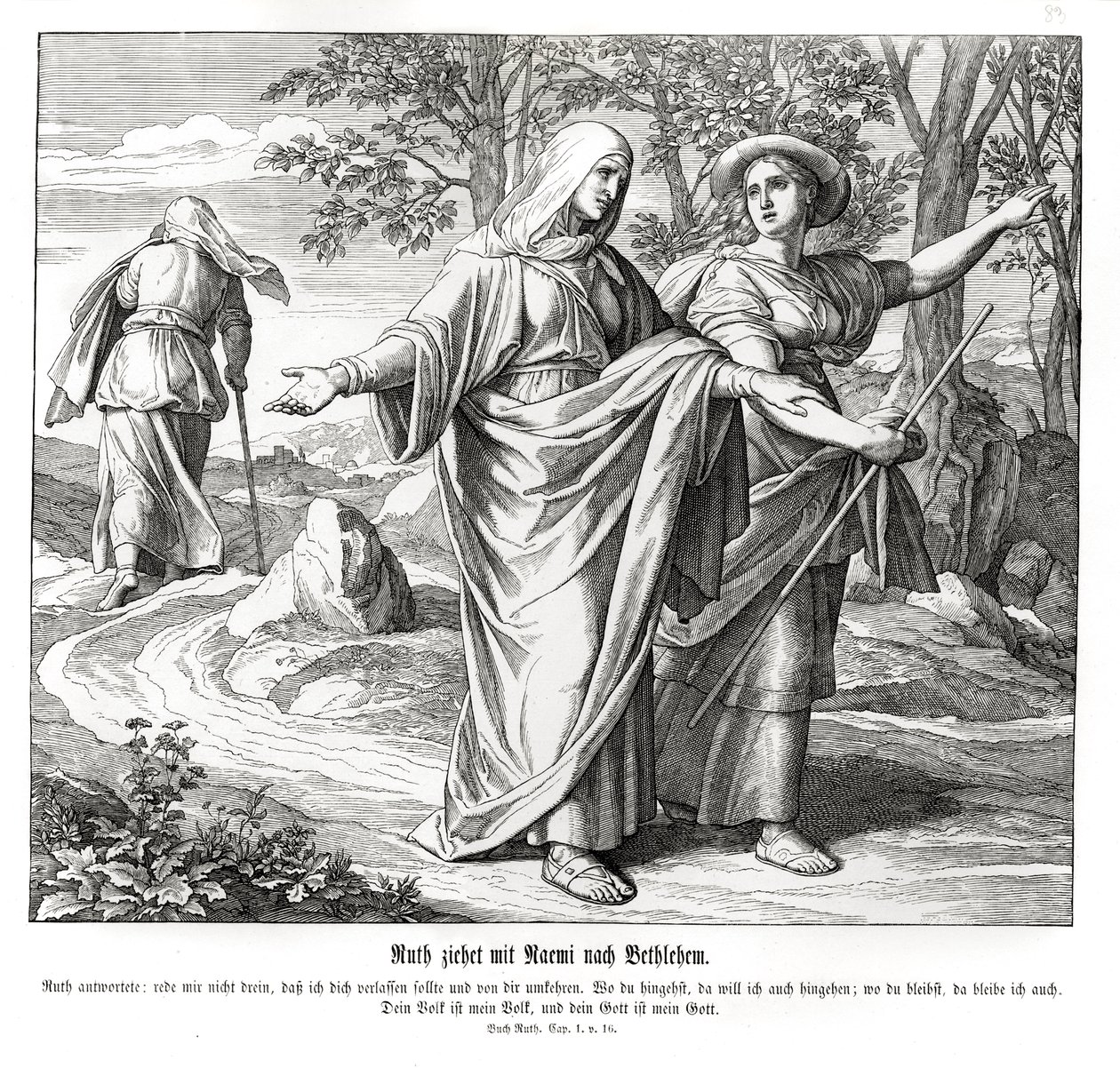 Ruth, Naomi ile Beytüllahim