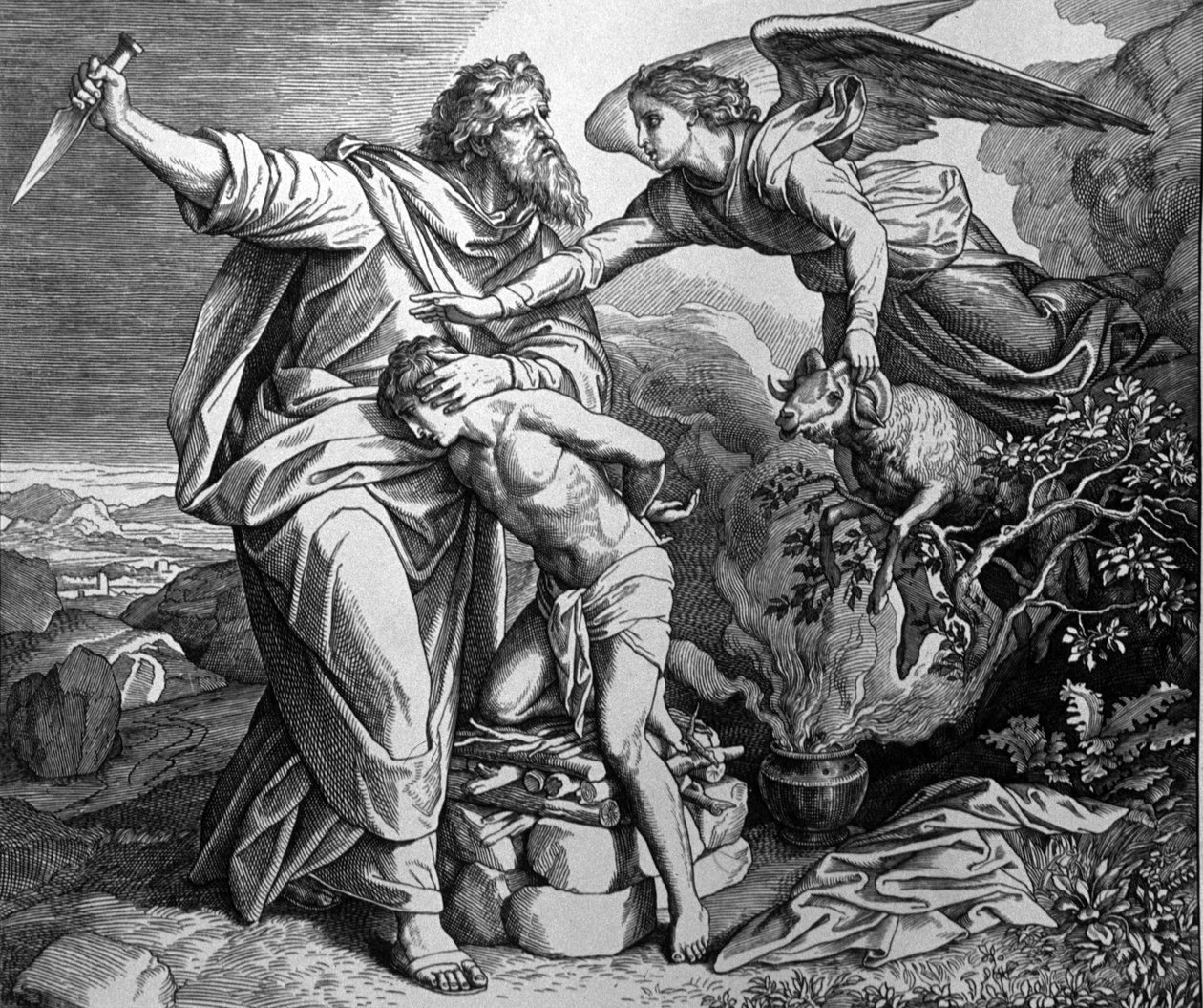 Kurban d'Isaac by Julius Schnorr von Carolsfeld