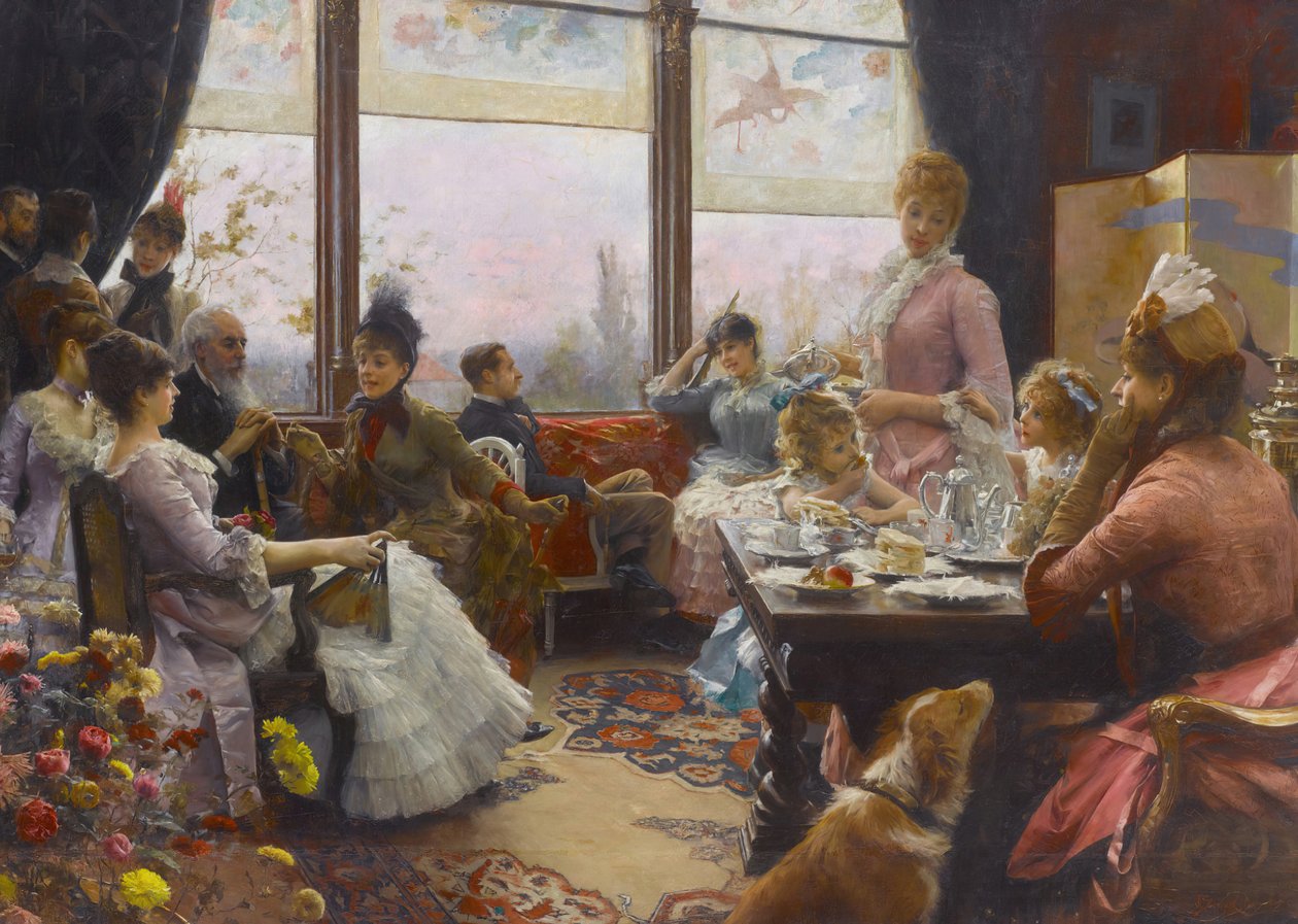 Beş Çayı, 1883-1884. by Julius Stewart