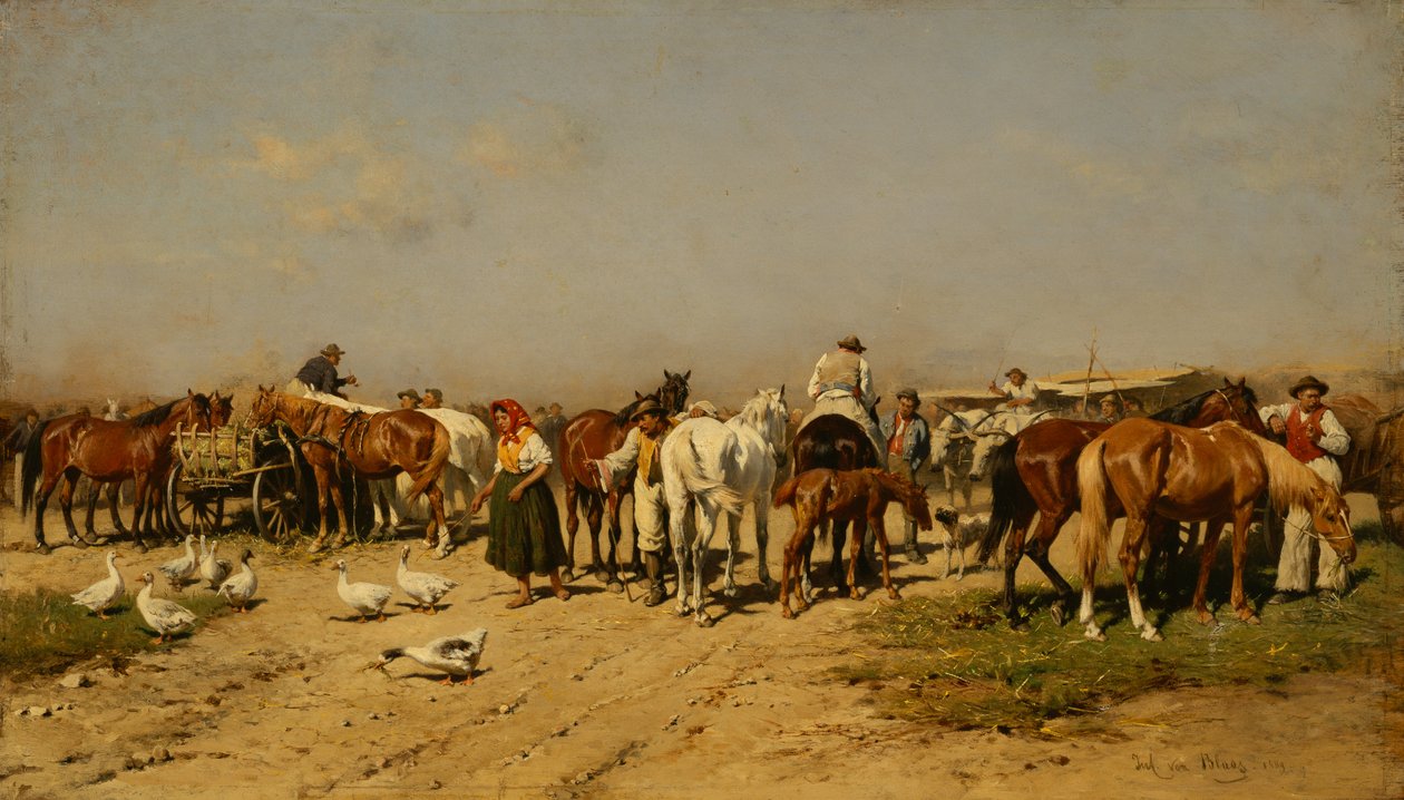 Market by Julius von Blaas