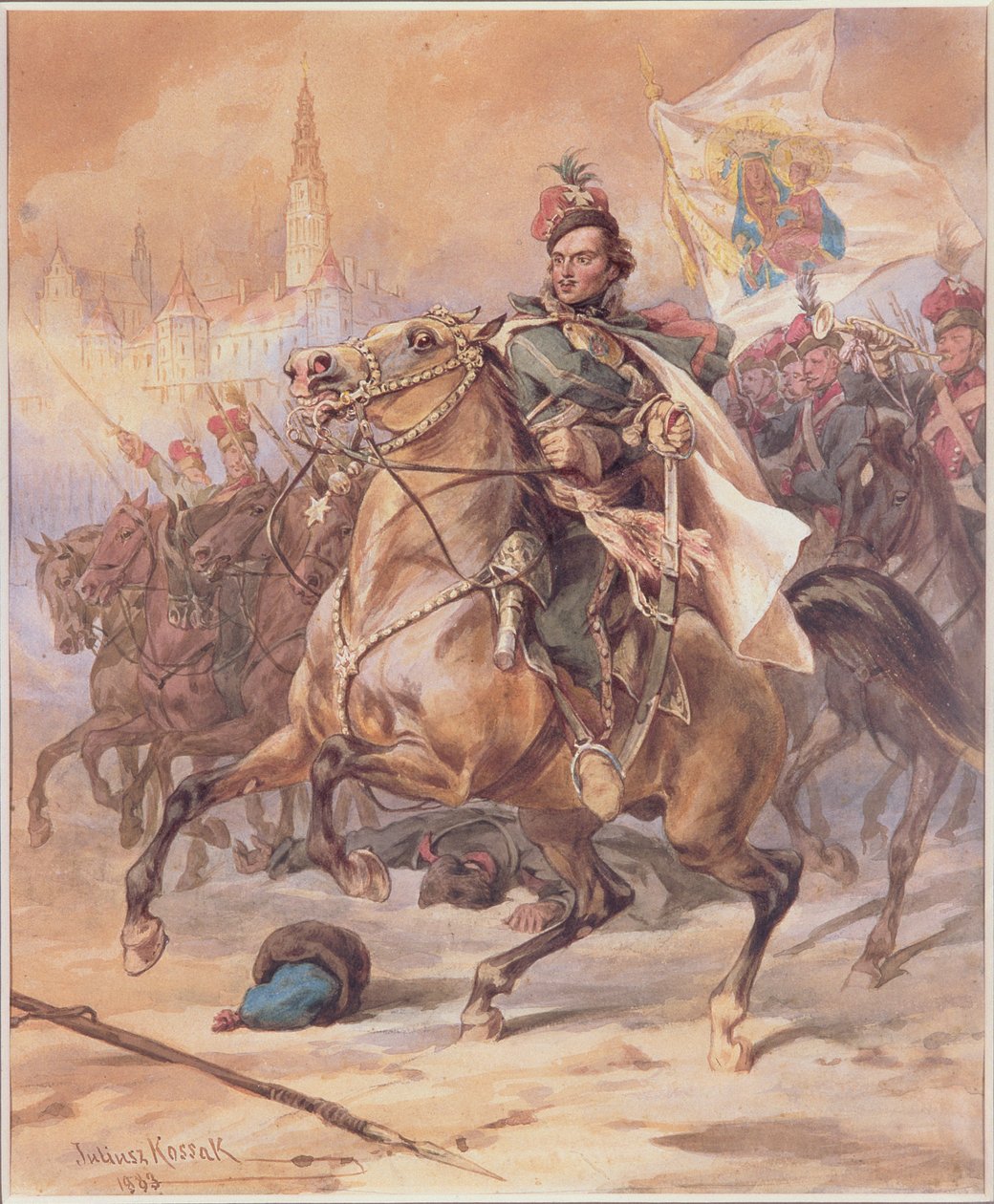 Kazimierz Pulawski (1747-79) Czestochowa Savaşı