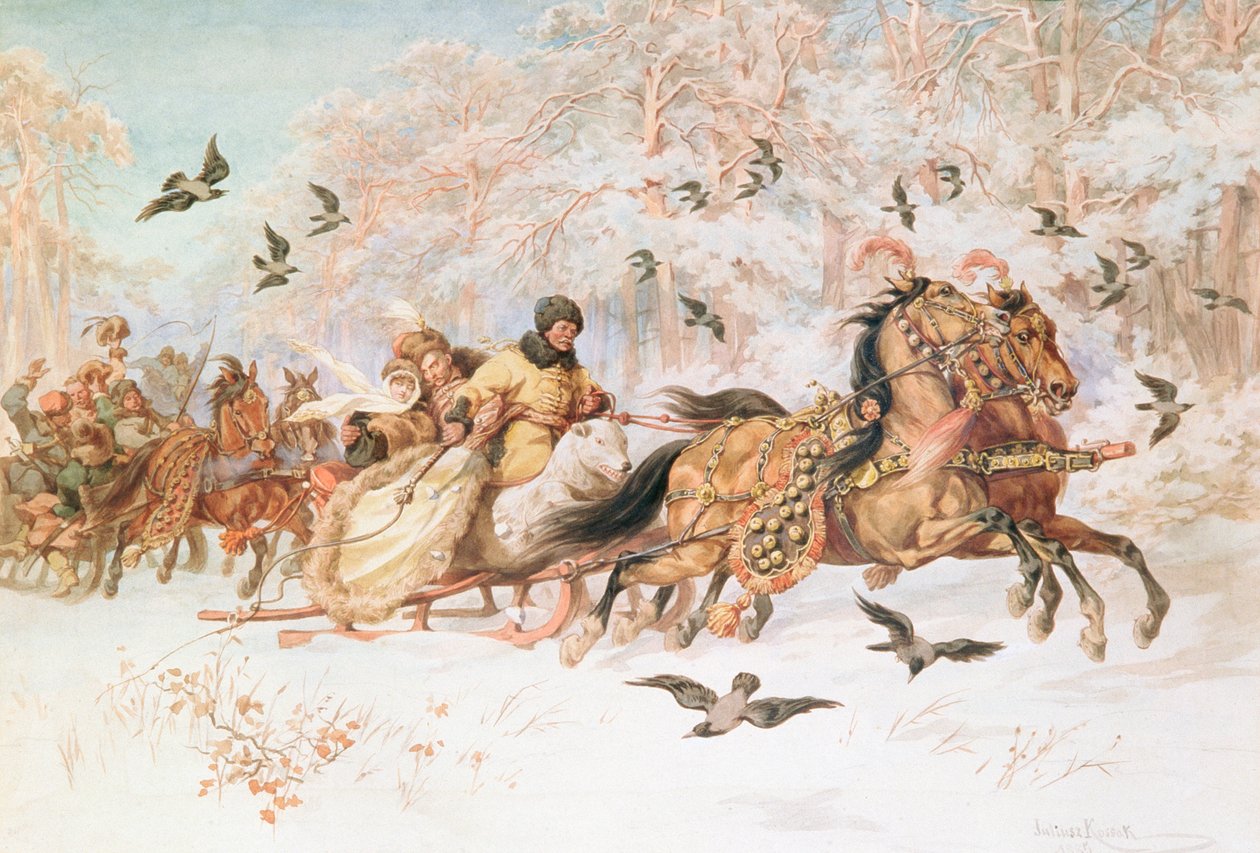 Olenka ve Kmicic, Kulig