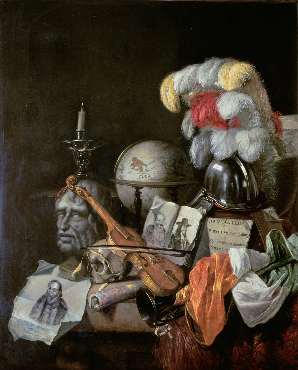 Vanitas (tuval üzerine yağlıboya) by Jurian van Streeck or Streek