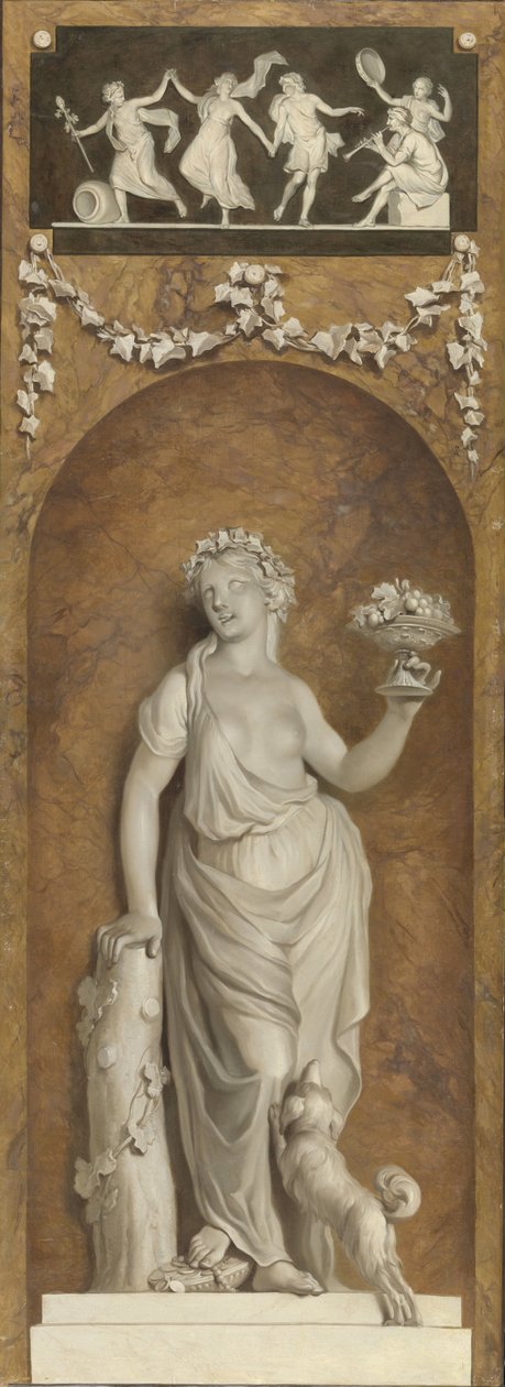 Bacchante ile duvar kağıdı boyama by Jurriaan Andriessen