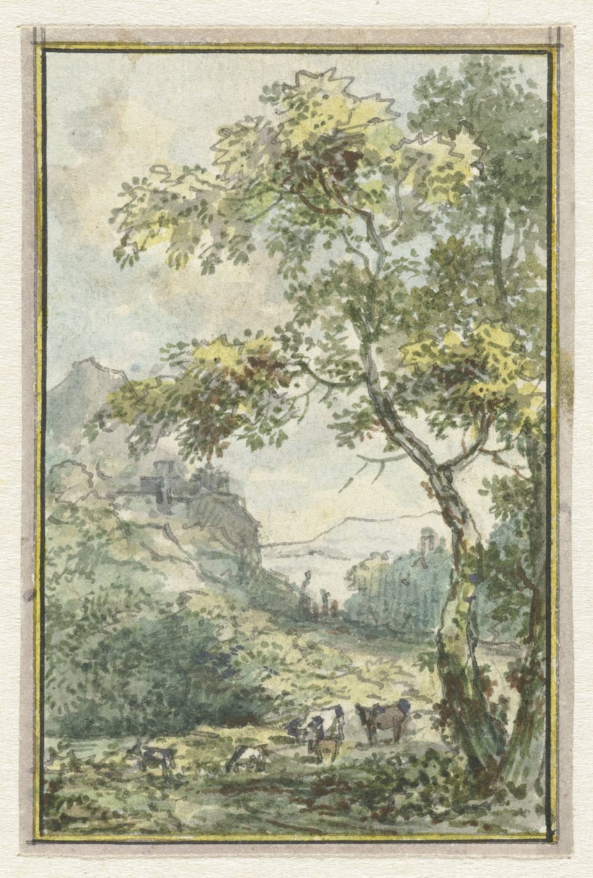 Sığır ile manzara by Jurriaan Andriessen