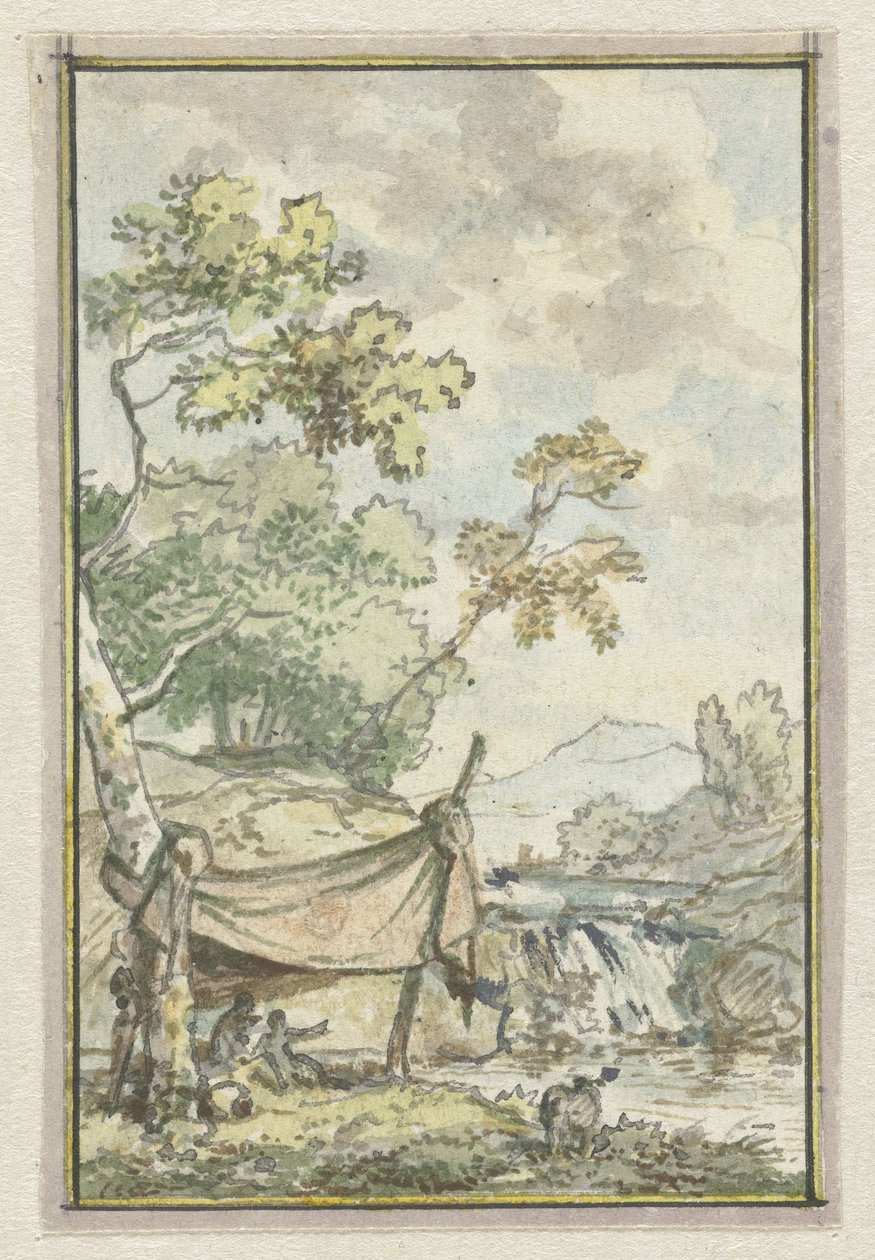 Şelale ile manzara by Jurriaan Andriessen