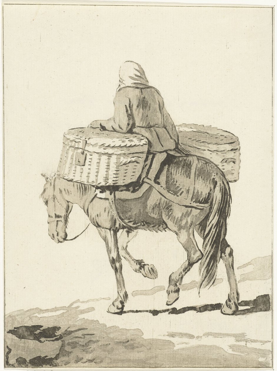 atlı kadın by Jurriaan Cootwijck (attributed to)
