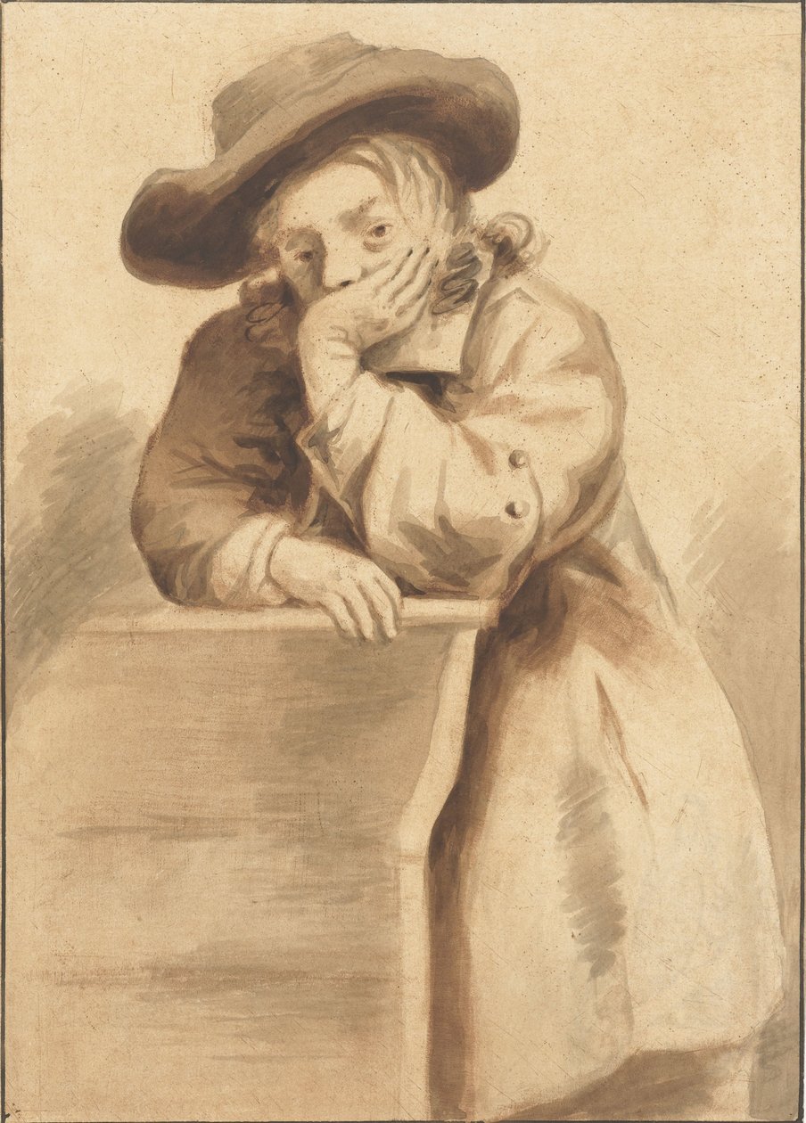Bir sandalyeye yaslanmış çocuk by Jurriaan Cootwijck