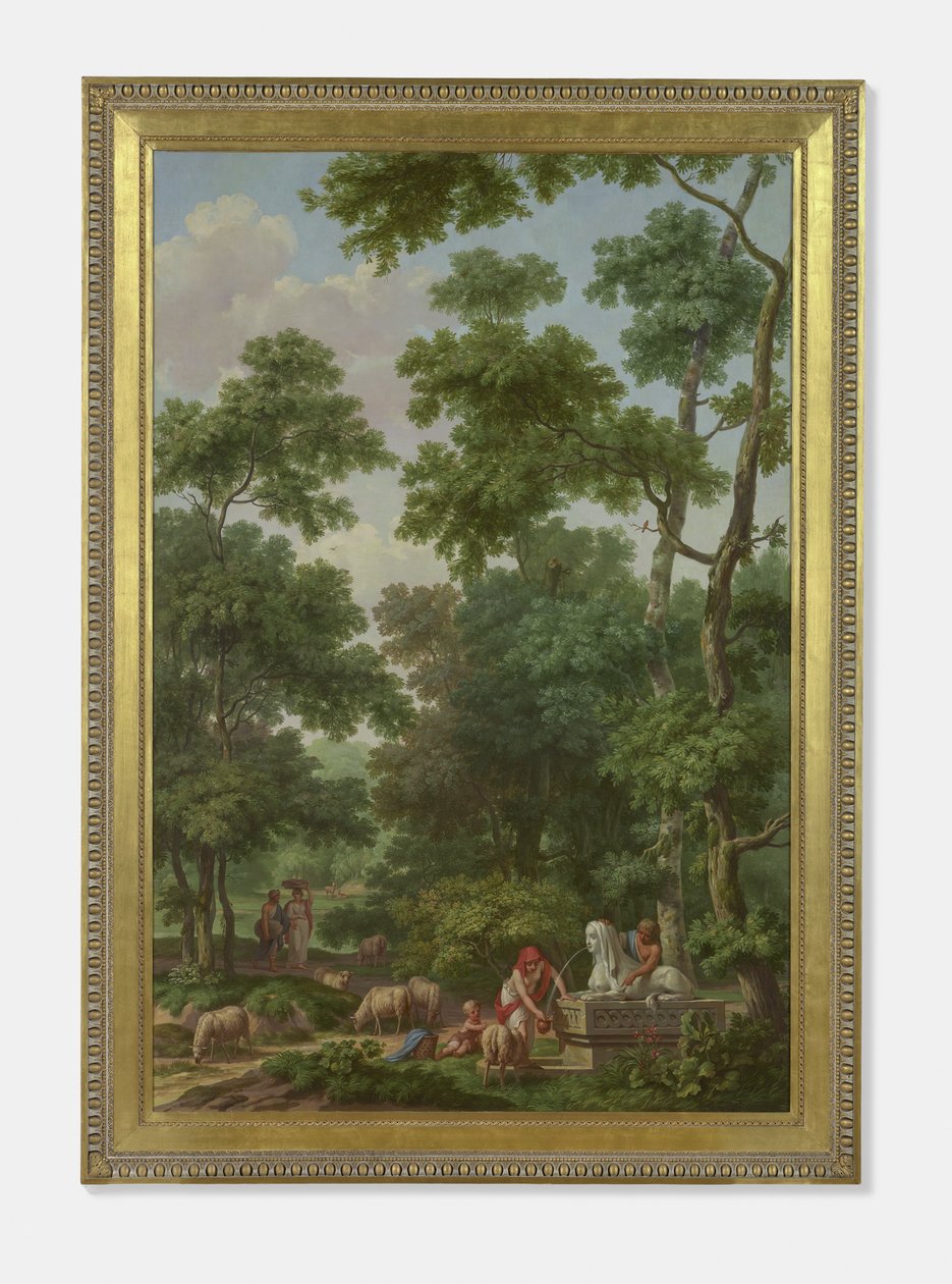 Bir sfenks ile Arcadian manzara by Jurriaan Andriessen