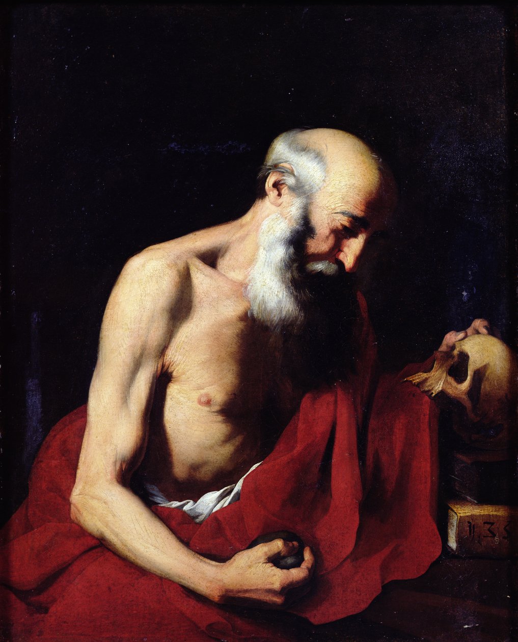 Aziz Jerome, 1633 by Jusepe de Ribera
