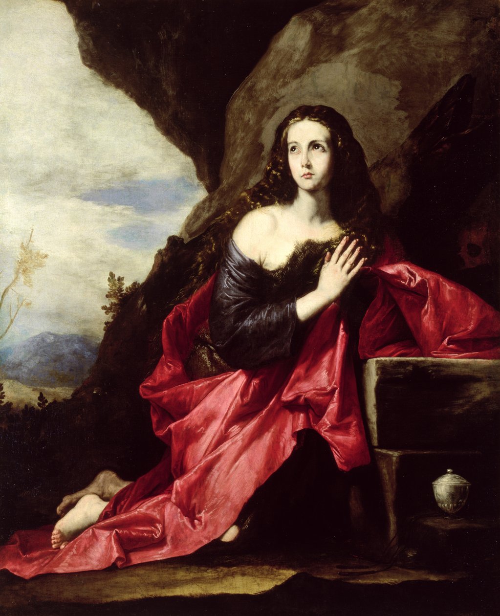 St. Mary Magdalene or St. Thais in the Desert, c.1640-41  by Jusepe de Ribera