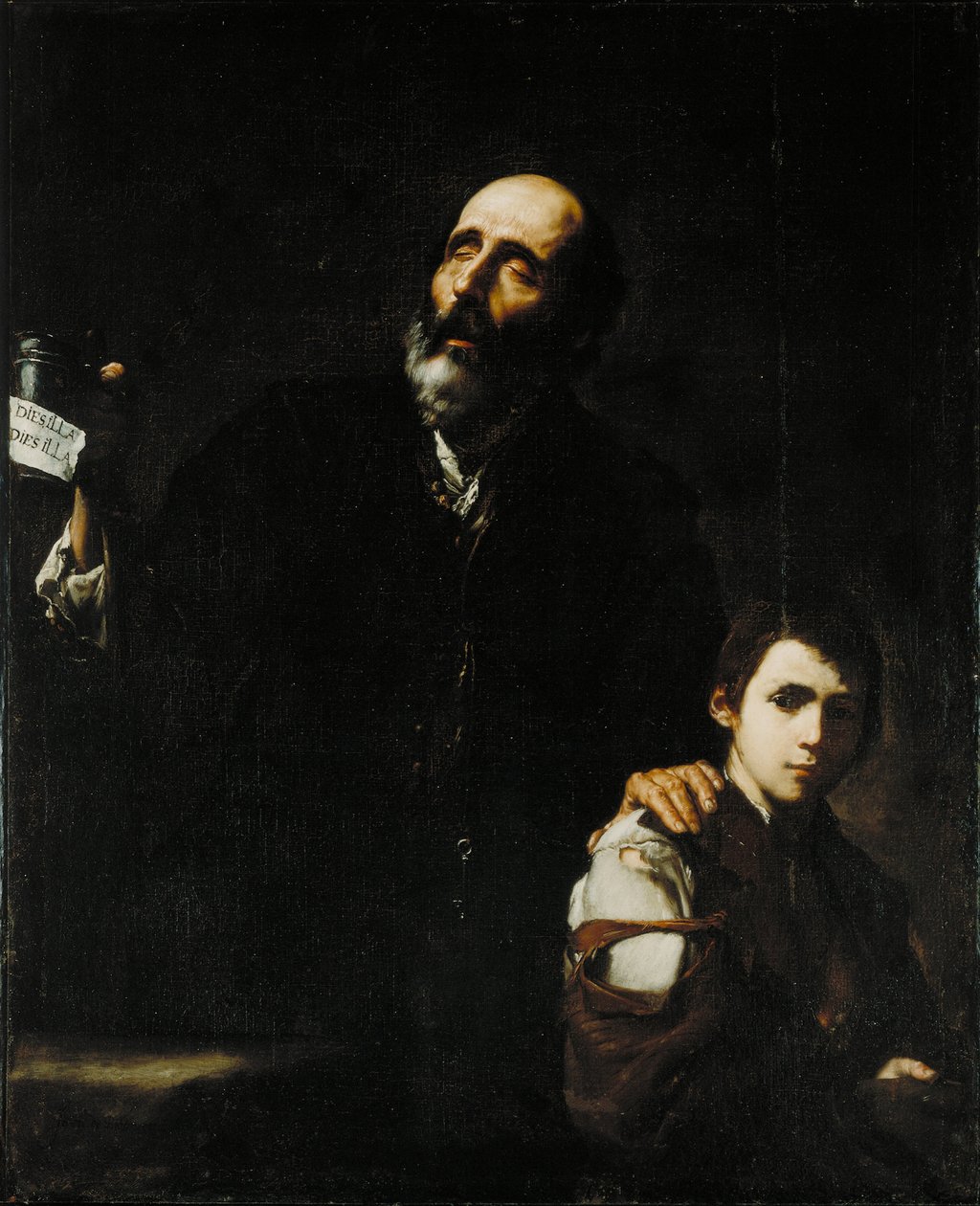 ಬ್ಲೈಂಡ್ ಓಲ್ಡ್ ಬೆಗ್ಗರ್, c.1632 ಟರ್ಕ್ by Jusepe de Ribera