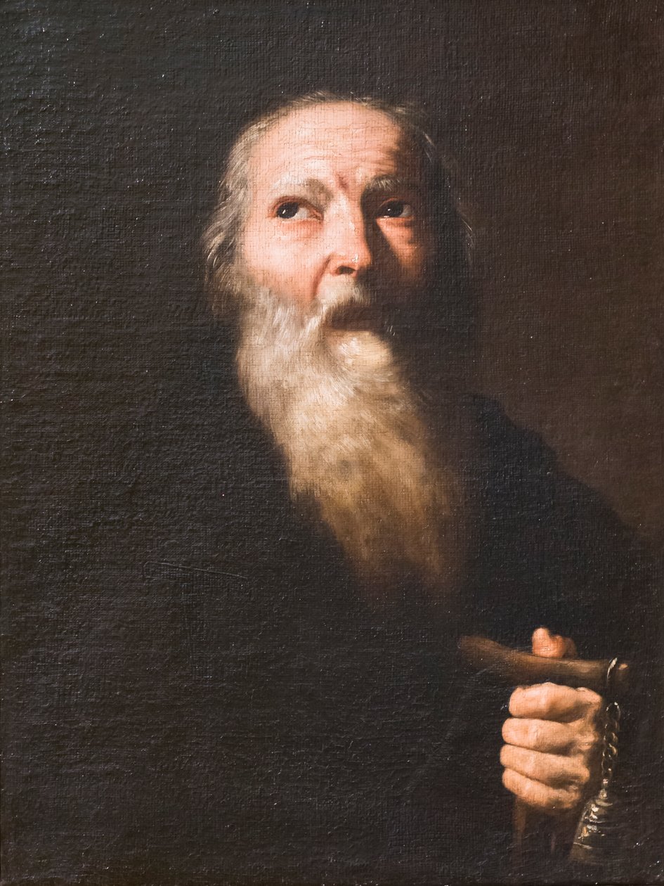 Aziz Anthony rahibi by Jusepe de (1591 1652) Ribera
