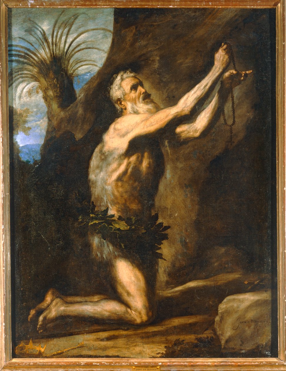 Saint Onofrio. 10014691 ... by Jusepe de (1591-1652) Ribera