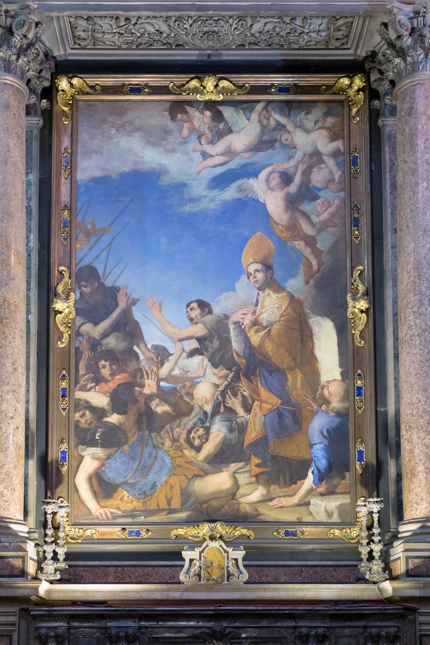 San Gennaro fırından yara almadan çıktı by Jusepe de (1591 1652) Ribera