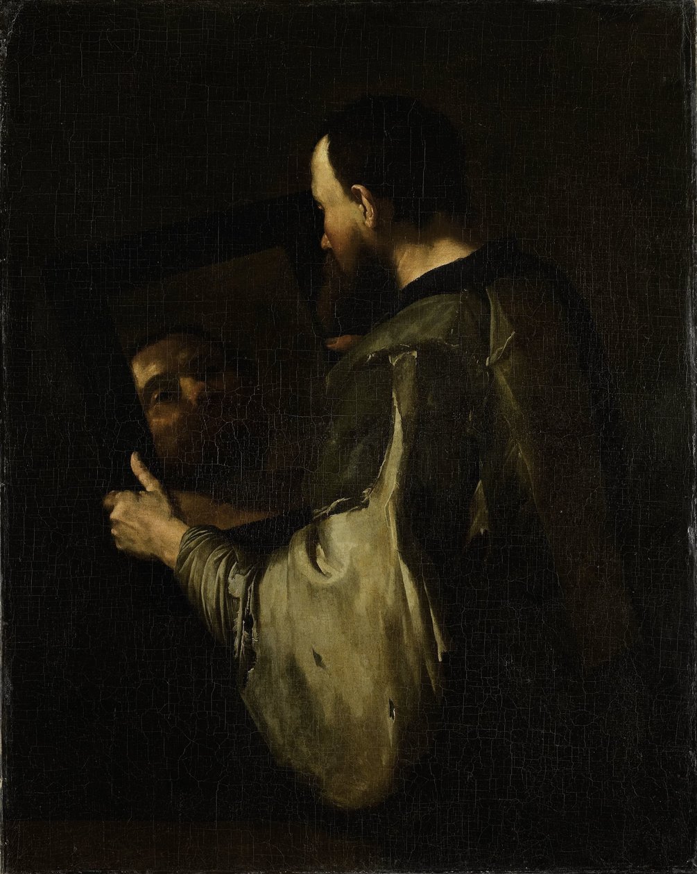 Aynalı Filozof by Jusepe de Ribera (copy after)