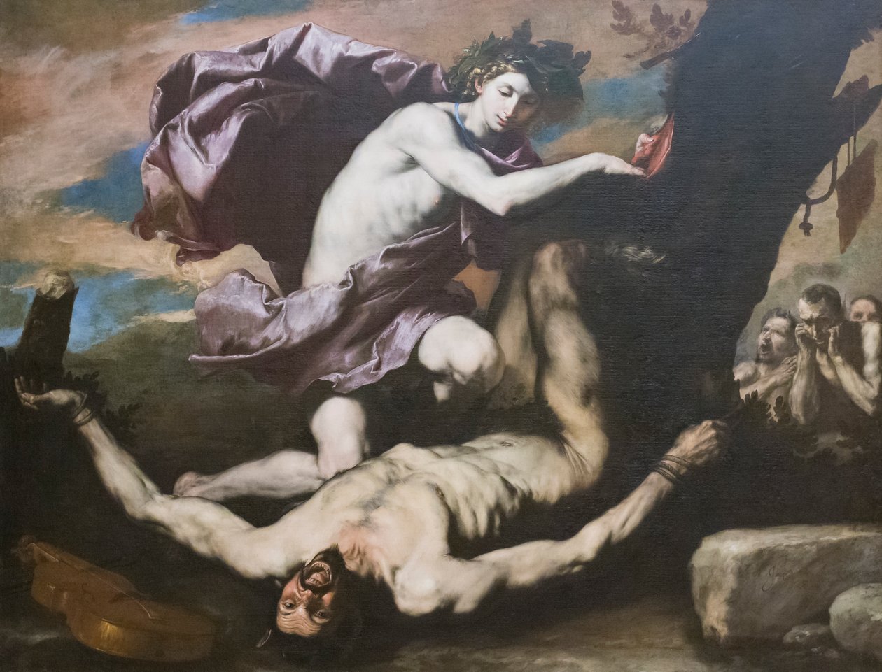 Apollon ve Marsyas by Jusepe de Ribera