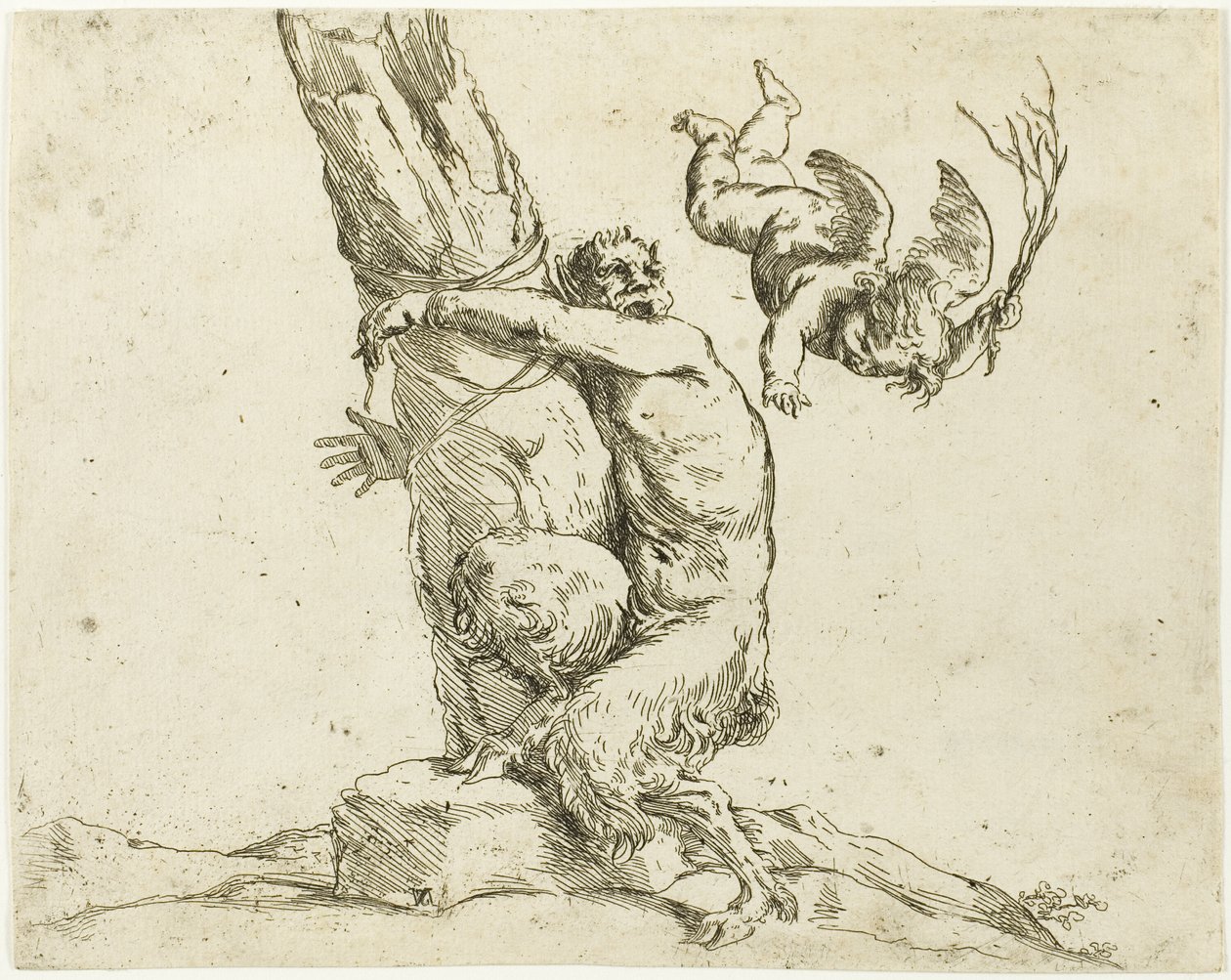 Aşk Tanrısı Satiri Cezalandırıyor by Jusepe de Ribera