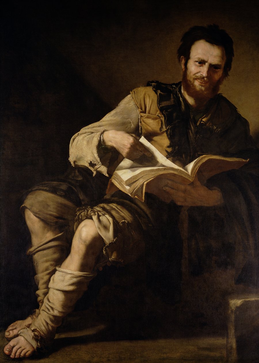Demokritos (c.460-c.370 M.Ö.) by Jusepe de Ribera