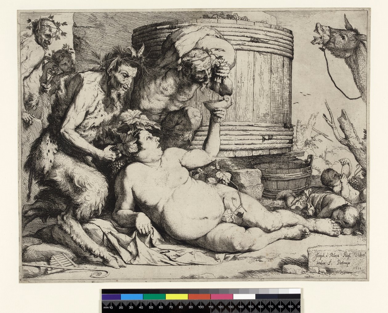 Sarhoş Silenus. Silenus, şarap fıçısında, 1652