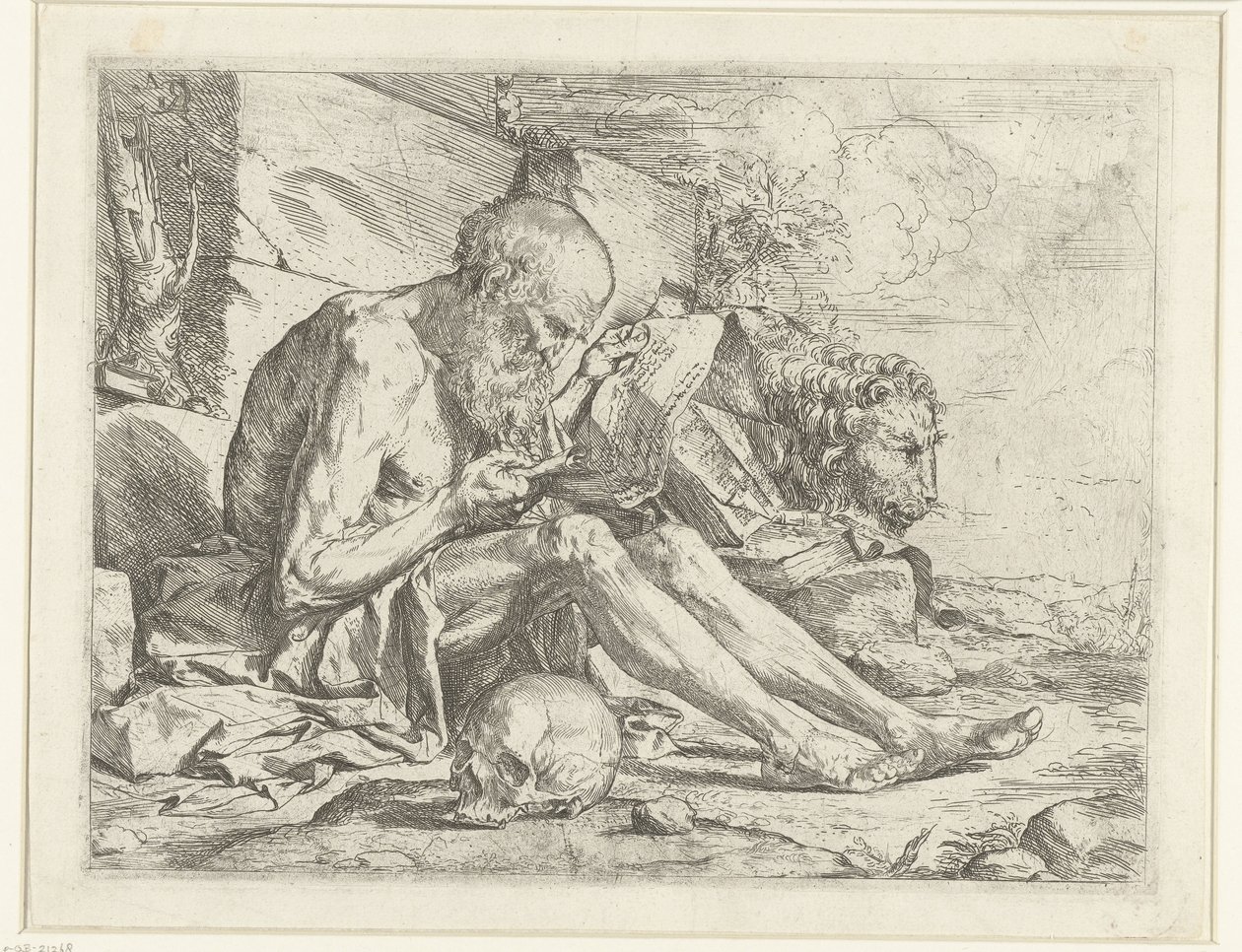 Aziz Jerome okuma by Jusepe de Ribera