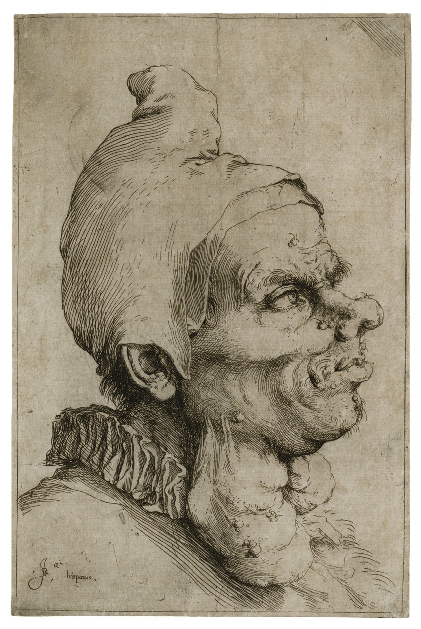 Büyük Grotesk Kafa, c.1622 by Jusepe de Ribera