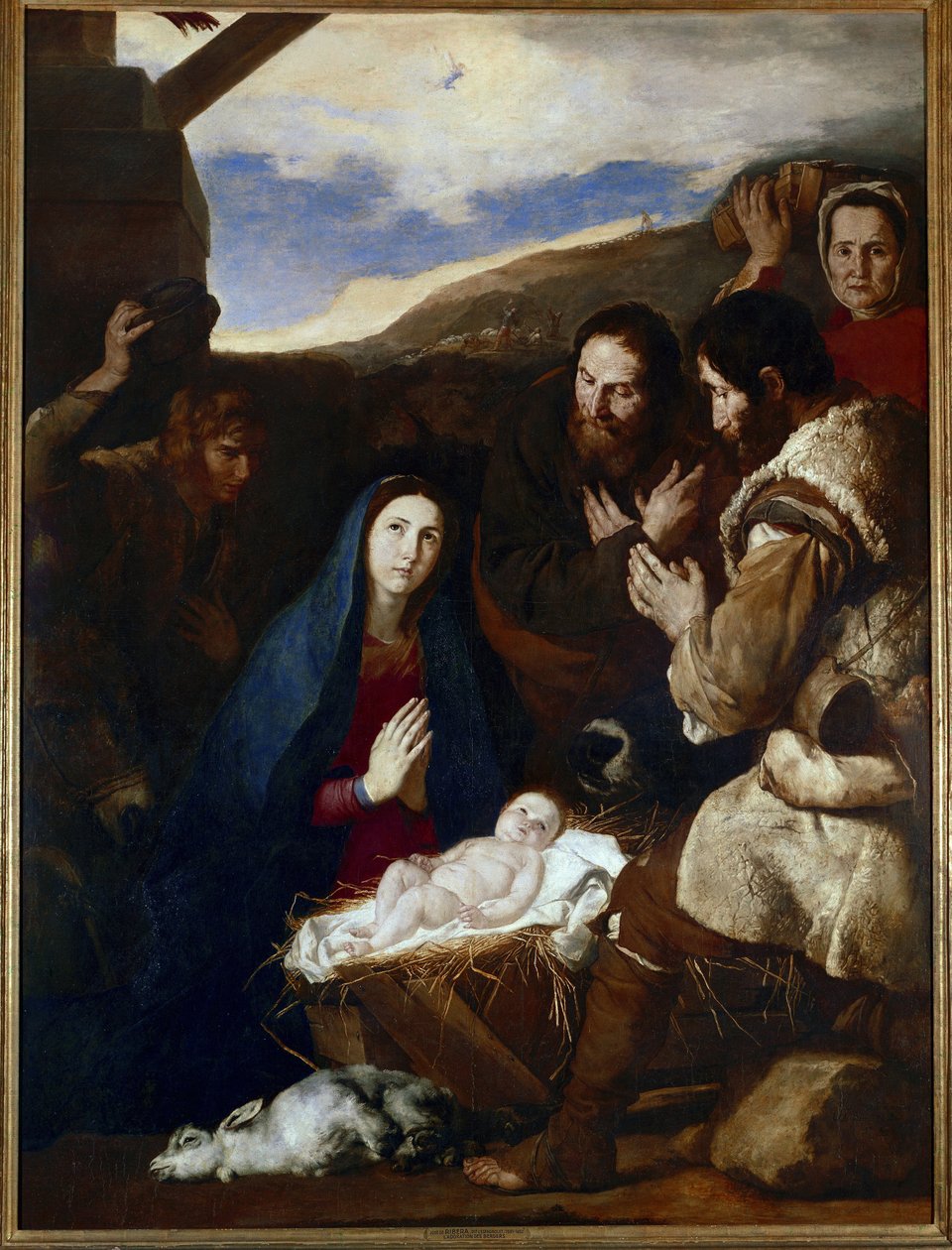 Çobanların Hayranlığı Tablosu, Jose de Ribera dit il Spagnoletto “” İspanyol””” by Jusepe de Ribera