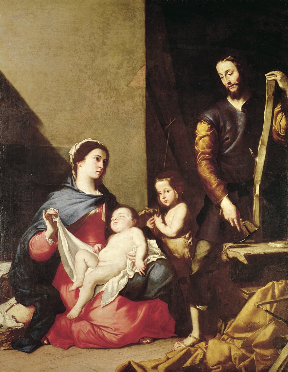 Kutsal Aile, 1639 by Jusepe de Ribera