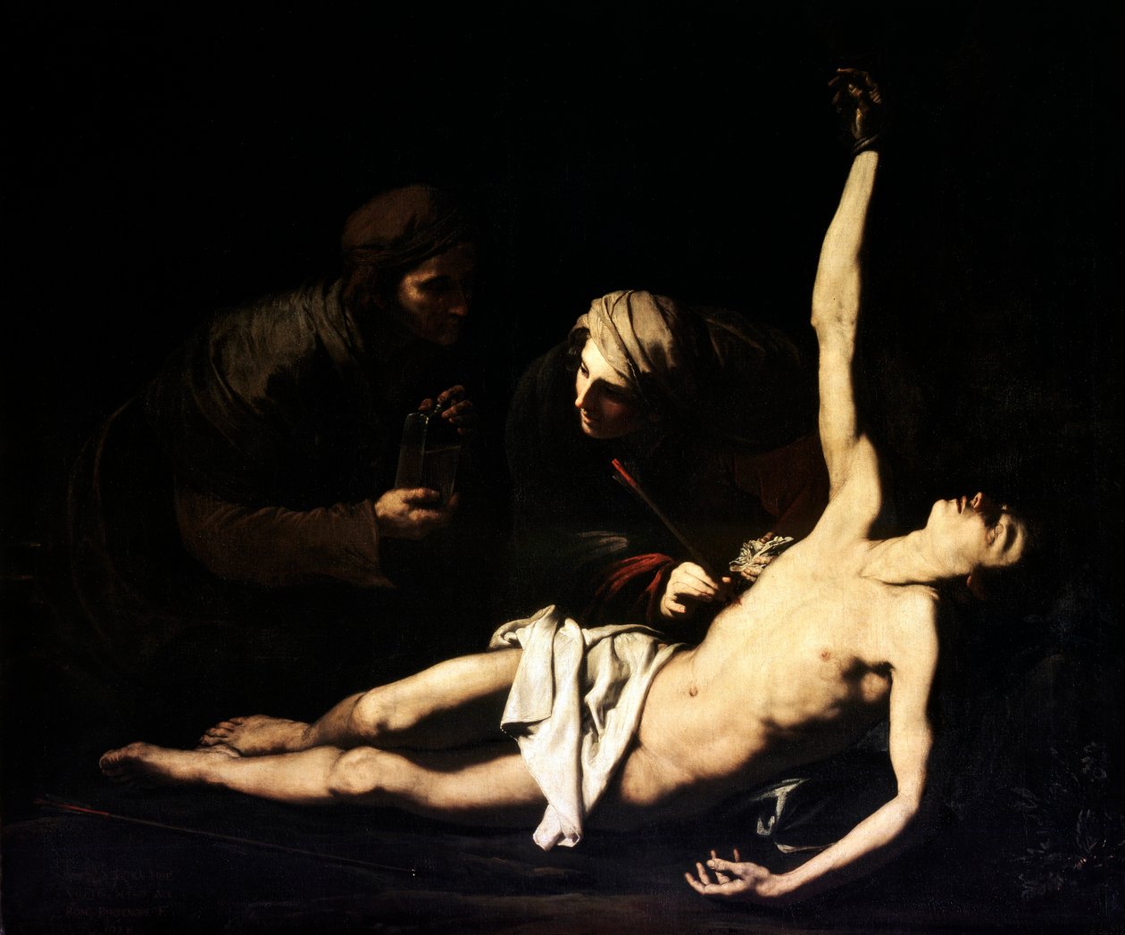 Aziz Sebastian, Irene ve Lucia, 1628 by Jusepe de Ribera