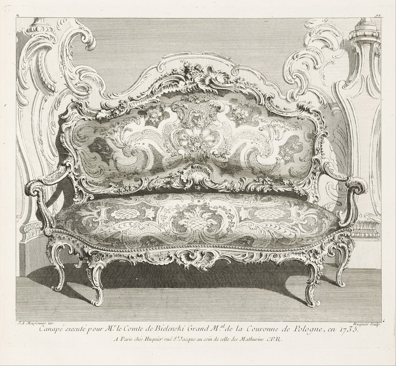 Sofa, 1735