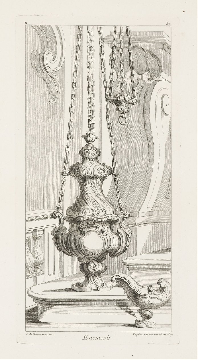 buhurdan; Buhurdan, 5. Plaka by Juste Aurèle Meissonnier